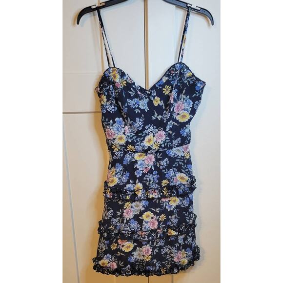 Trixxi Dress Womens Medium Mini Ruffled Whimscial Romantic Fairycore Fun Dress - Picture 4 of 9